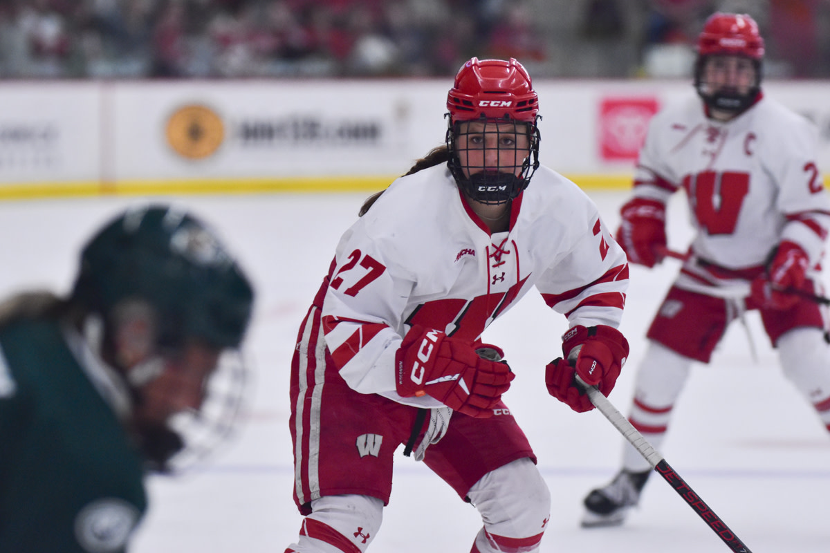 wisconsin-womens-hockey-vs-bemidji-state-beavers---wcha-playoffs-first-round
